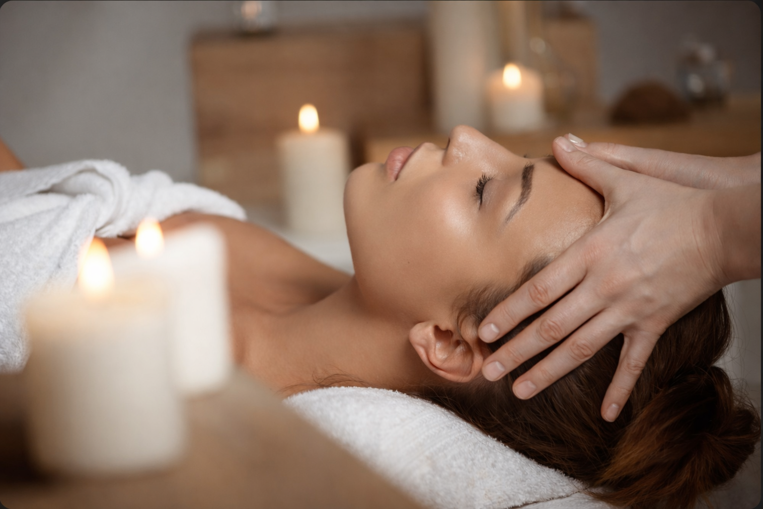 Massage crânien femme