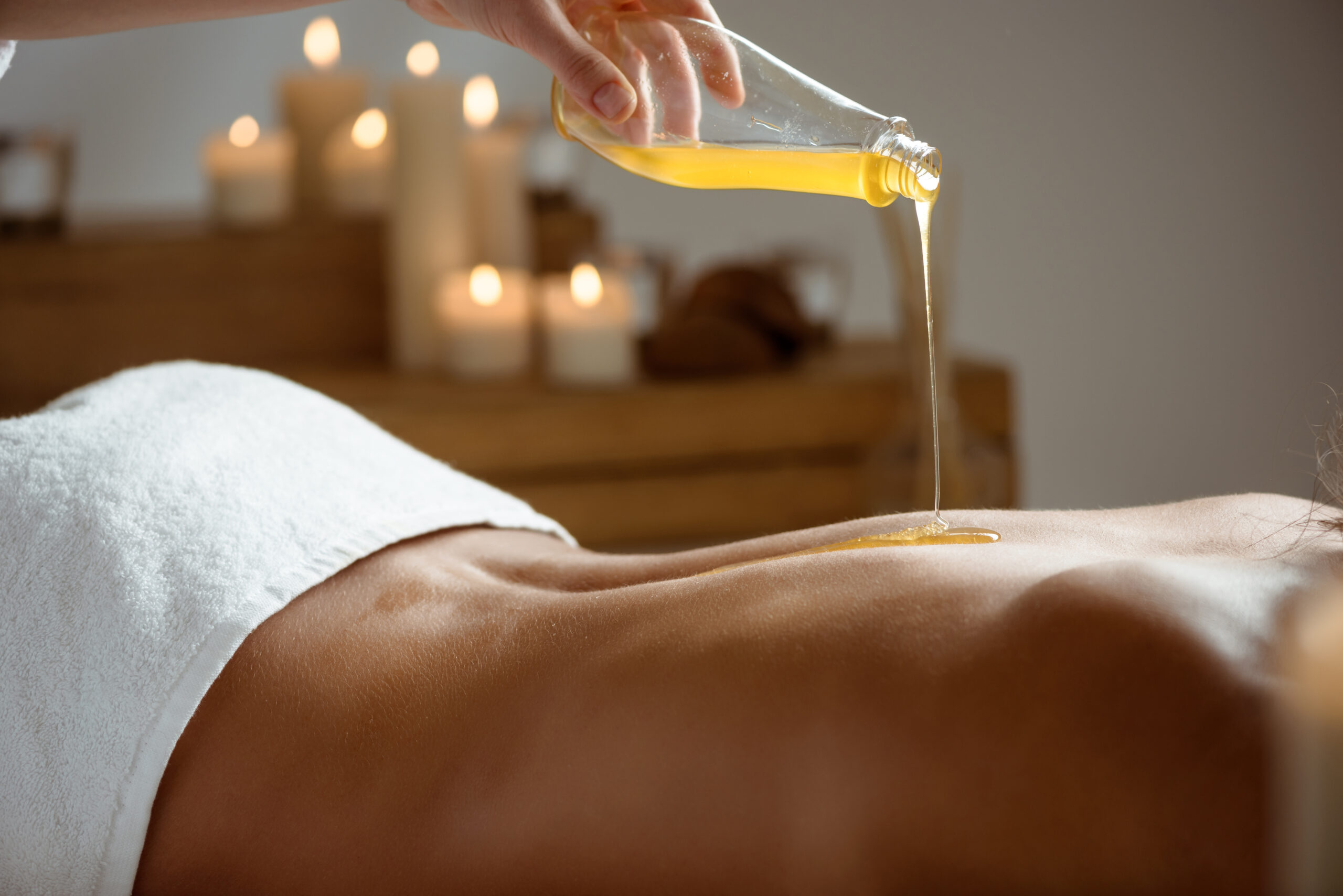 Massage huile